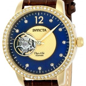 Invicta Damklocka 22621 Flerfärgad/Läder Ø34 mm