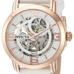 Invicta Damklocka 22655 Vit/Satin Ø37 mm