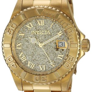 Invicta Damklocka 22707 Angel Silverfärgad/Gulguldtonat stål Ø40 mm