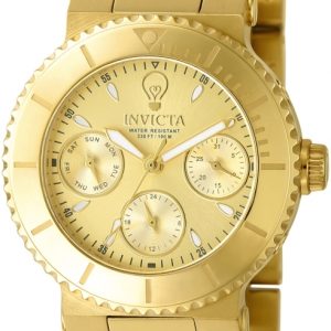 Invicta Damklocka 22895 Gabrielle Union Gulguldstonad/Gulguldtonat