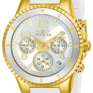 Invicta Damklocka 24187 Silverfärgad/Gulguldtonat stål Ø39 mm