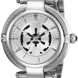 Invicta Damklocka 26122 Star Wars Silverfärgad/Stål Ø40 mm