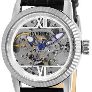 Invicta Damklocka 26347 Silverfärgad/Läder Ø34 mm