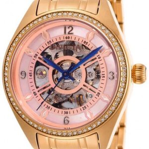 Invicta Damklocka 26358 Roséguldstonad/Roséguldstonat stål Ø34 mm