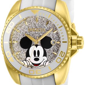 Invicta Damklocka 27379 Disney Silverfärgad/Gummi Ø38 mm