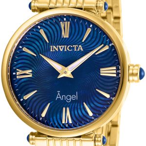 Invicta Damklocka 27989 Angel Blå/Gulguldtonat stål Ø34 mm