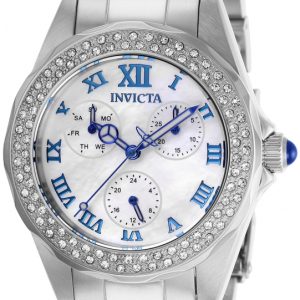 Invicta Damklocka 28436 Angel Vit/Stål Ø38 mm