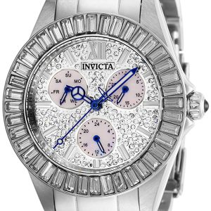 Invicta Damklocka 28445 Angel Vit/Stål Ø38 mm