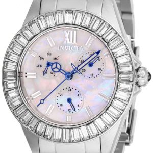 Invicta Damklocka 28450 Angel Vit/Stål Ø38 mm