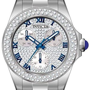 Invicta Damklocka 28473 Angel Kristallinfattad/Stål Ø34 mm