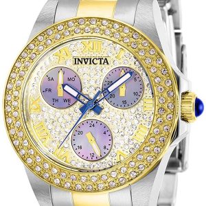 Invicta Damklocka 28475 Angel Gulguldstonad/Gulguldtonat stål Ø34 mm