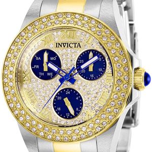 Invicta Damklocka 28476 Angel Gulguldstonad/Gulguldtonat stål Ø34 mm