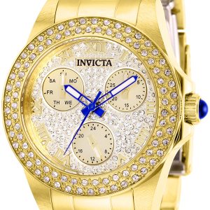 Invicta Damklocka 28477 Angel Gulguldstonad/Gulguldtonat stål Ø34 mm