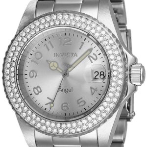 Invicta Damklocka 28672 Angel Silverfärgad/Stål Ø40 mm