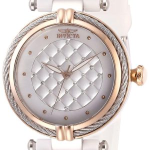 Invicta Damklocka 28954 Bolt Vit/Gummi Ø36.5 mm