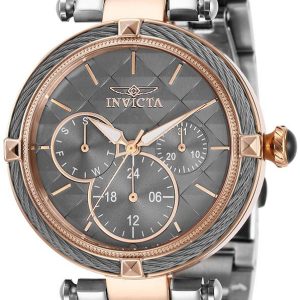 Invicta Damklocka 28963 Bolt Grå/Roséguldstonat stål Ø36.5 mm