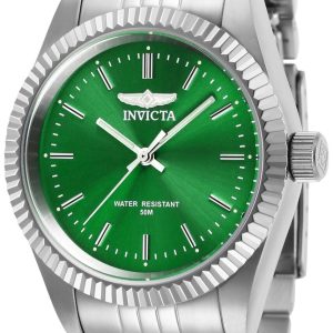 Invicta Damklocka 29397 Specialty Grön/Stål Ø36 mm