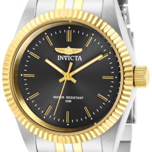 Invicta Damklocka 29400 Specialty Grå/Gulguldtonat stål Ø36 mm