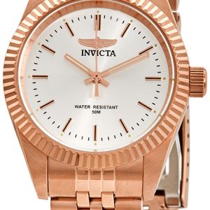 Invicta Damklocka 29413 Specialty Silverfärgad/Roséguldstonat stål