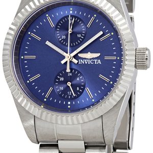 Invicta Damklocka 29438 Specialty Blå/Stål Ø36 mm