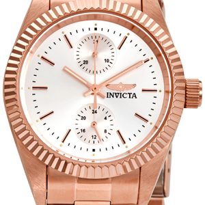 Invicta Damklocka 29448 Specialty Silverfärgad/Roséguldstonat stål