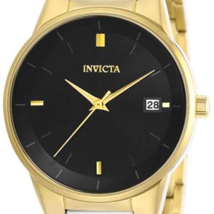 Invicta Damklocka 29488 Specialty Svart/Gulguldtonat stål Ø34 mm