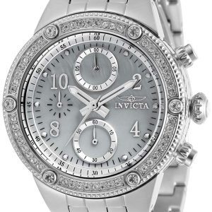 Invicta Damklocka 29526 Angel Vit/Stål Ø39 mm