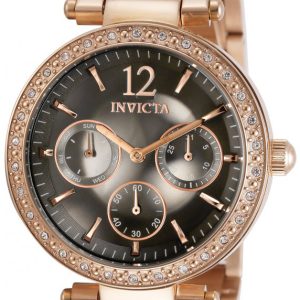 Invicta Damklocka 29926 Angel Grå/Roséguldstonat stål Ø36 mm