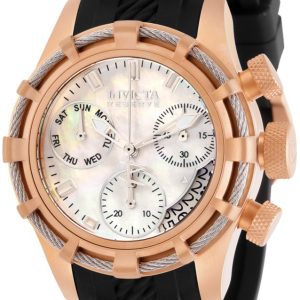 Invicta Damklocka 30532 Reserve Vit/Roséguldstonat stål Ø40 mm