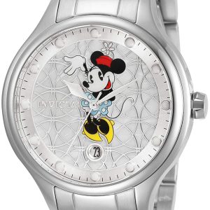 Invicta Damklocka 30686 Disney Silverfärgad/Stål Ø38 mm