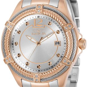 Invicta Damklocka 30883 Bolt Silverfärgad/Roséguldstonat stål Ø38