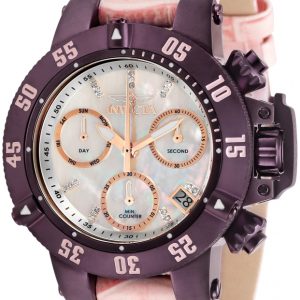 Invicta Damklocka 31024 Vit/Läder Ø42 mm