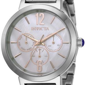 Invicta Damklocka 31082 Angel Vit/Stål Ø39 mm