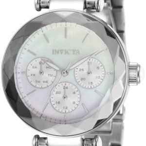 Invicta Damklocka 31267 Vit/Stål Ø36 mm