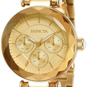 Invicta Damklocka 31297 Angel Gulguldstonad/Gulguldtonat stål Ø36 mm