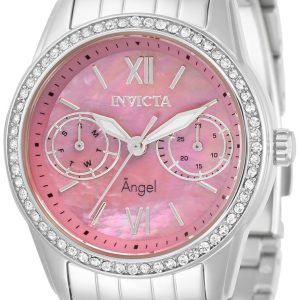 Invicta Damklocka 31377 Angel Rosa/Stål Ø32 mm