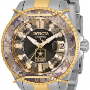 Invicta Damklocka 31856 Flerfärgad/Gulguldtonat stål Ø38 mm