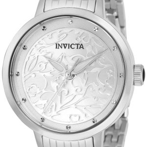 Invicta Damklocka 31938 Wildflower Silverfärgad/Stål Ø36 mm