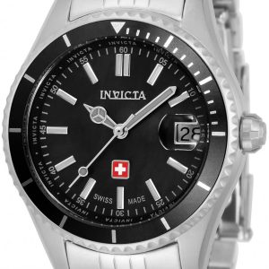 Invicta Damklocka 33445 Pro Diver Svart/Stål Ø34 mm