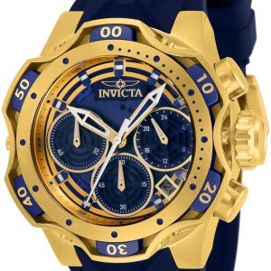 Invicta Damklocka 33643 Blå/Gummi Ø44.4 mm