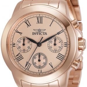 Invicta Damklocka 34422 Roséguldstonad/Roséguldstonat stål Ø37 mm