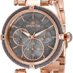 Invicta Damklocka 35830 Bolt Grå/Roséguldstonat stål Ø36.5 mm