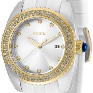 Invicta Damklocka 36063 Angel Silverfärgad/Gummi Ø38 mm