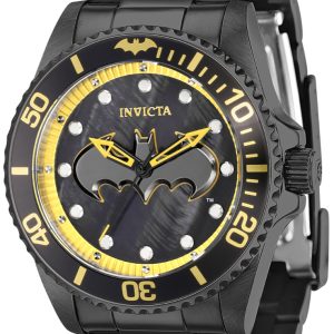 Invicta Damklocka 36382 Dc Comics Svart/Stål Ø38 mm