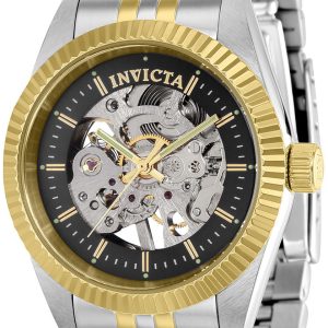 Invicta Damklocka 36449 Specialty Svart/Gulguldtonat stål Ø36 mm