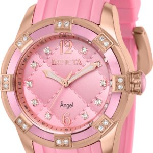 Invicta Damklocka 36715 Angel Rosa/Plast Ø38 mm