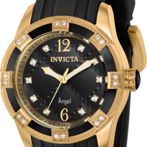 Invicta Damklocka 36716 Angel Svart/Plast Ø38 mm