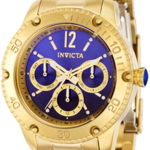 Invicta Damklocka 36726 Angel Blå/Gulguldtonat stål Ø38 mm