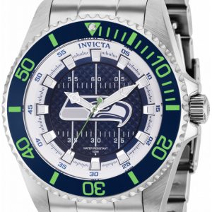 Invicta Damklocka 36927 Nfl Blå/Stål Ø38 mm