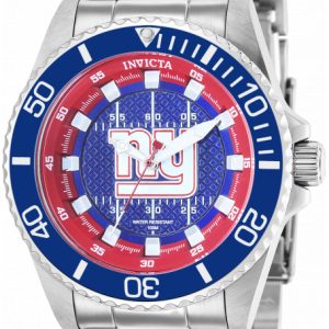 Invicta Damklocka 36932 Nfl Blå/Stål Ø38 mm